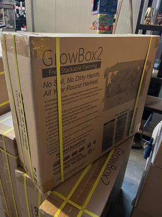 4x OPCOM GlowBox 2 hydroponisch kweeksysteem